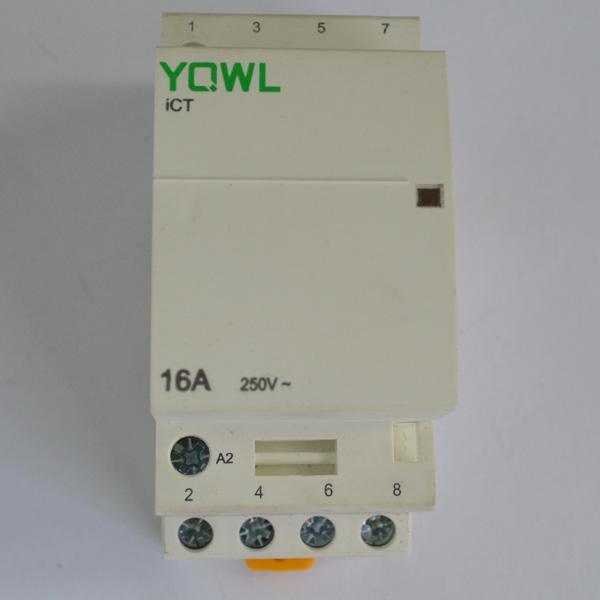 供应交流接触器220V家用 iCT-2P-16A建筑用接触器生产厂家